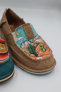 Ariat Women's Cruiser - Tan Suede Emboss / Arizona Skies