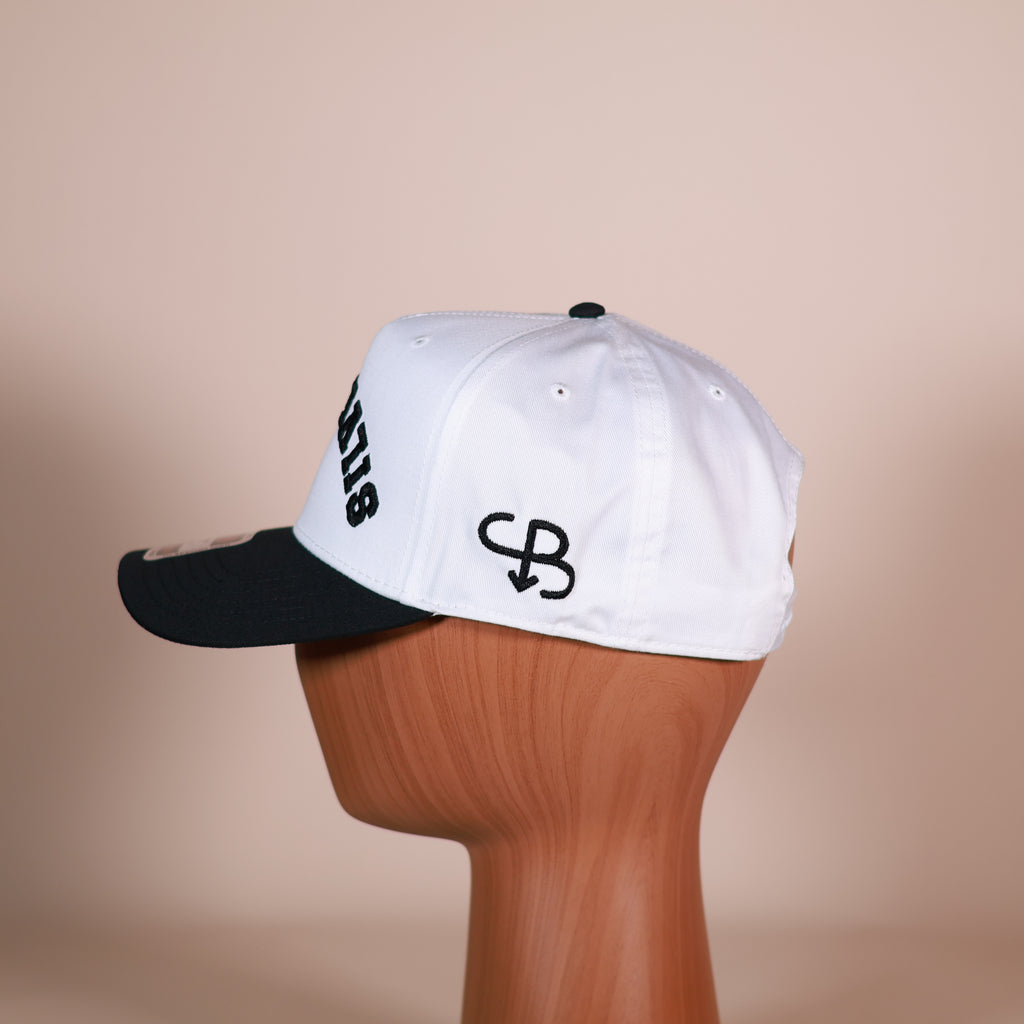 Upside Down SB Black/White Trucker Cap