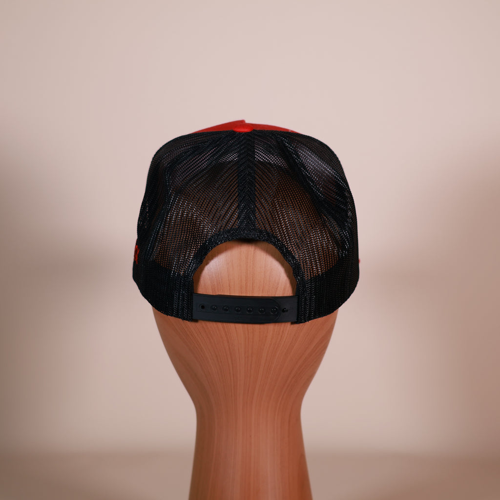 SB Black/Red Trucker Cap