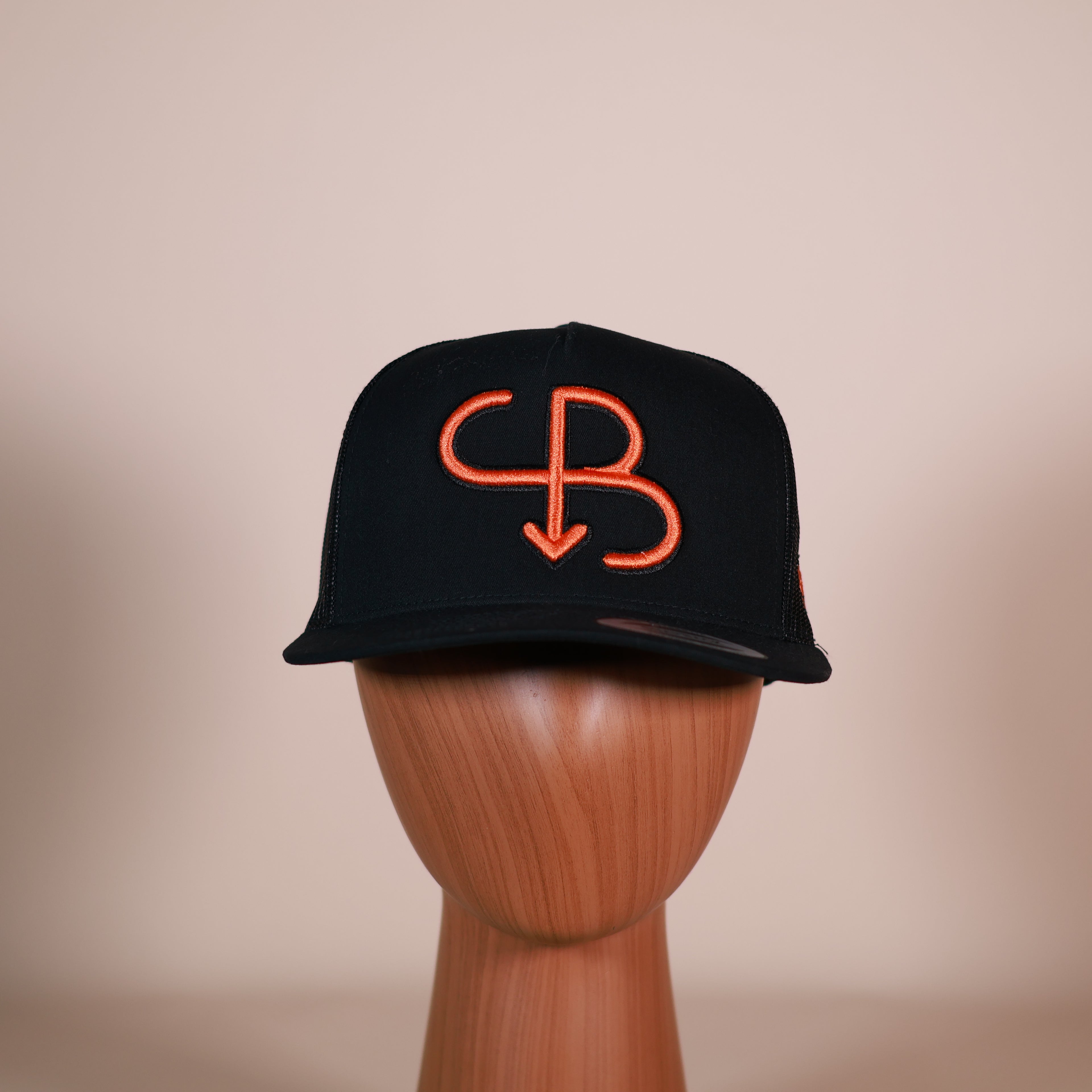 SB Orange/Black Trucker Cap