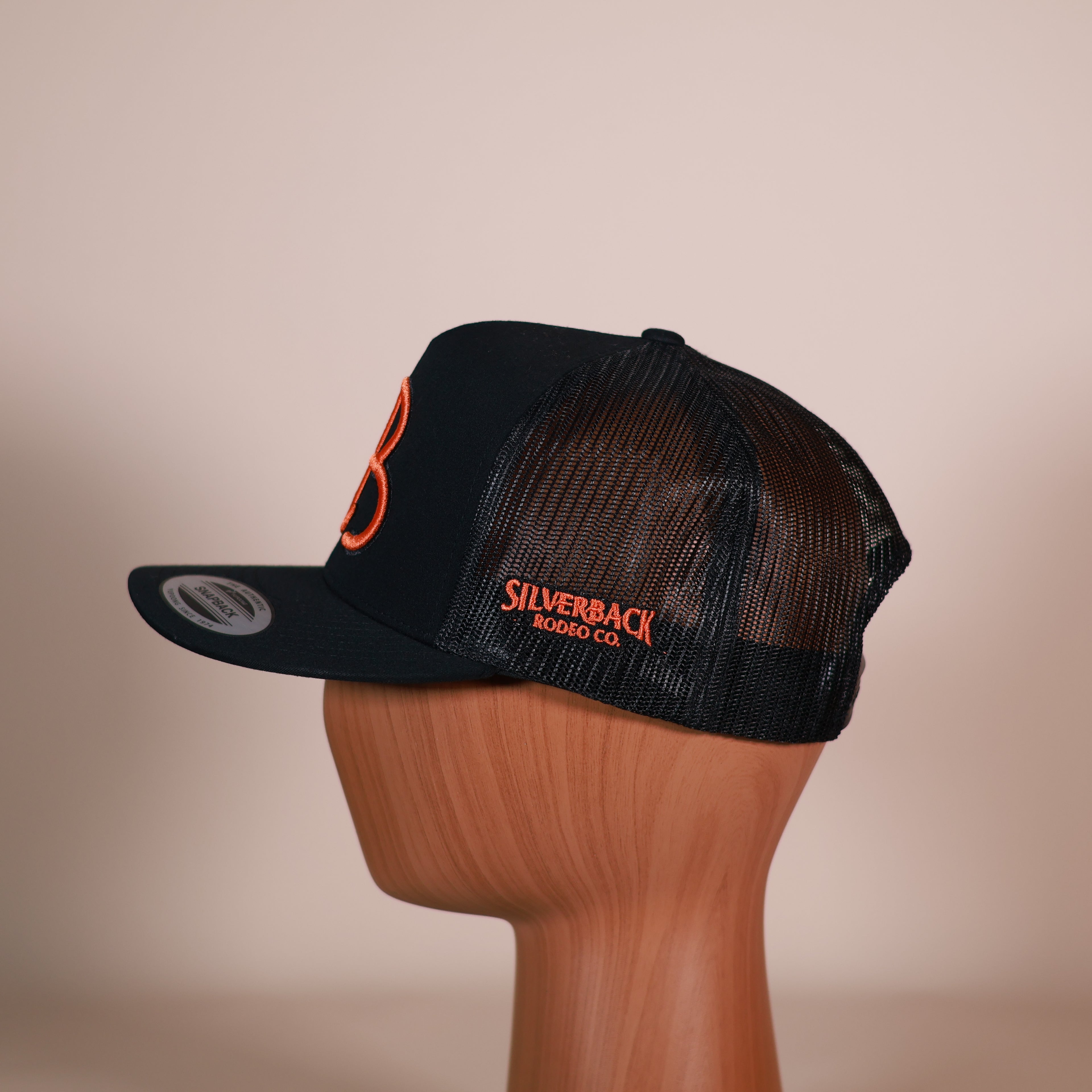 SB Orange/Black Trucker Cap