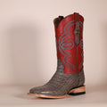 Bronzer Genuine Caiman Belly Exotic Boots – Chocolate Brown