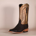 Ariat Futurity Finalist Caiman Belly Boots – Brushed Chocolate