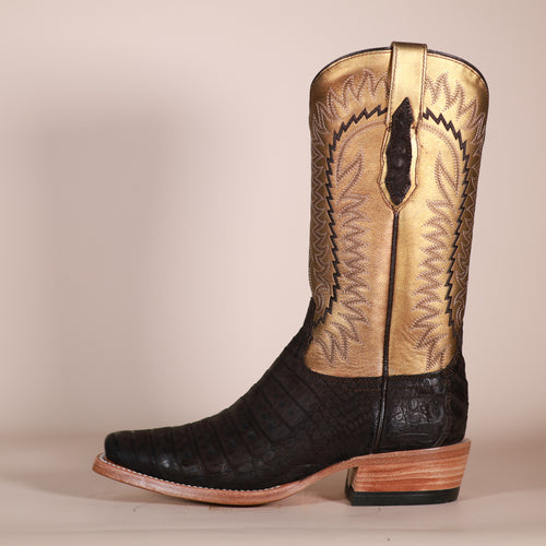 Ariat Futurity Finalist Caiman Belly Boots – Brushed Chocolate