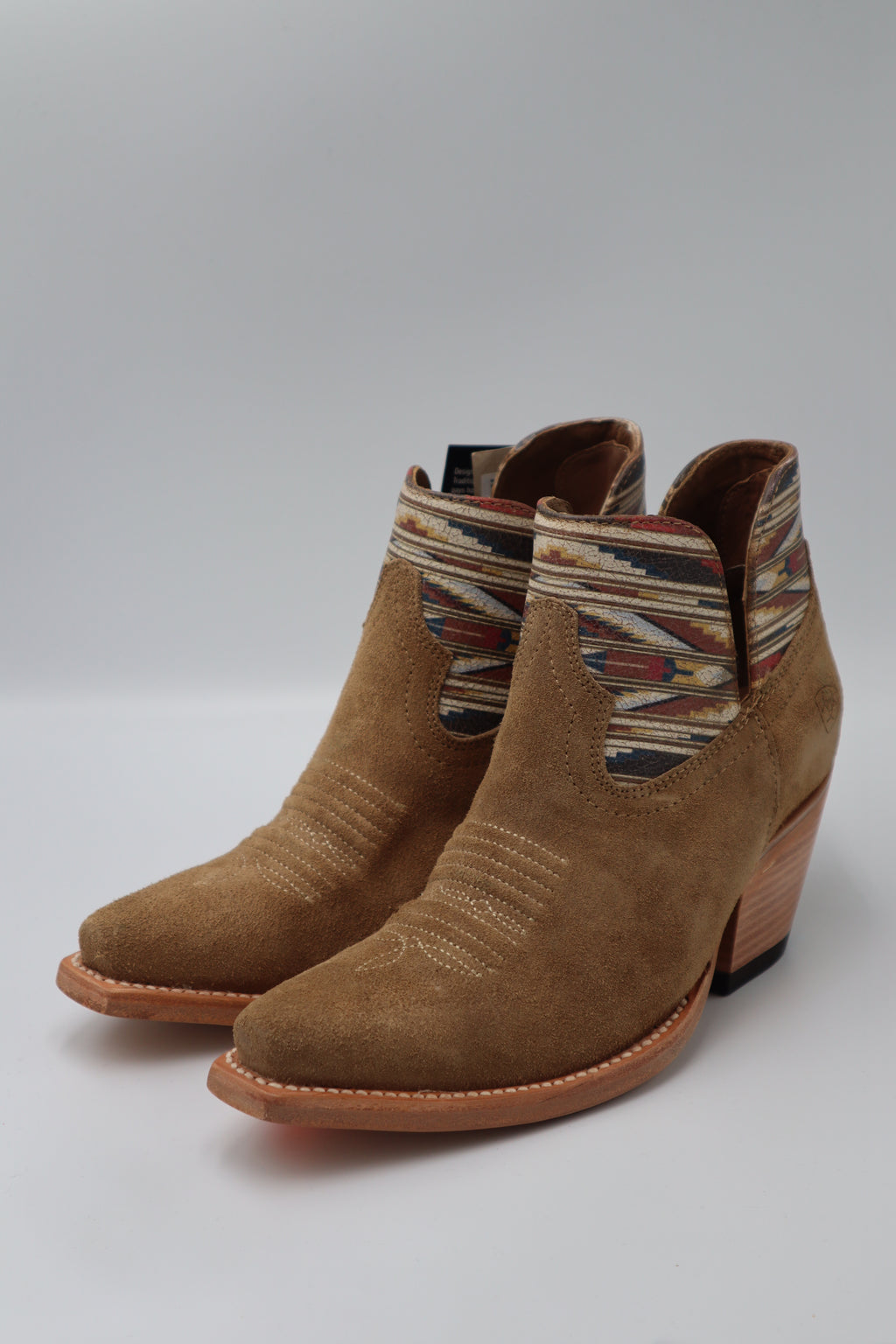 Women's Ariat Bootie - Hazel Chimayo - Dijon Roughout / Santa Fe Mustard