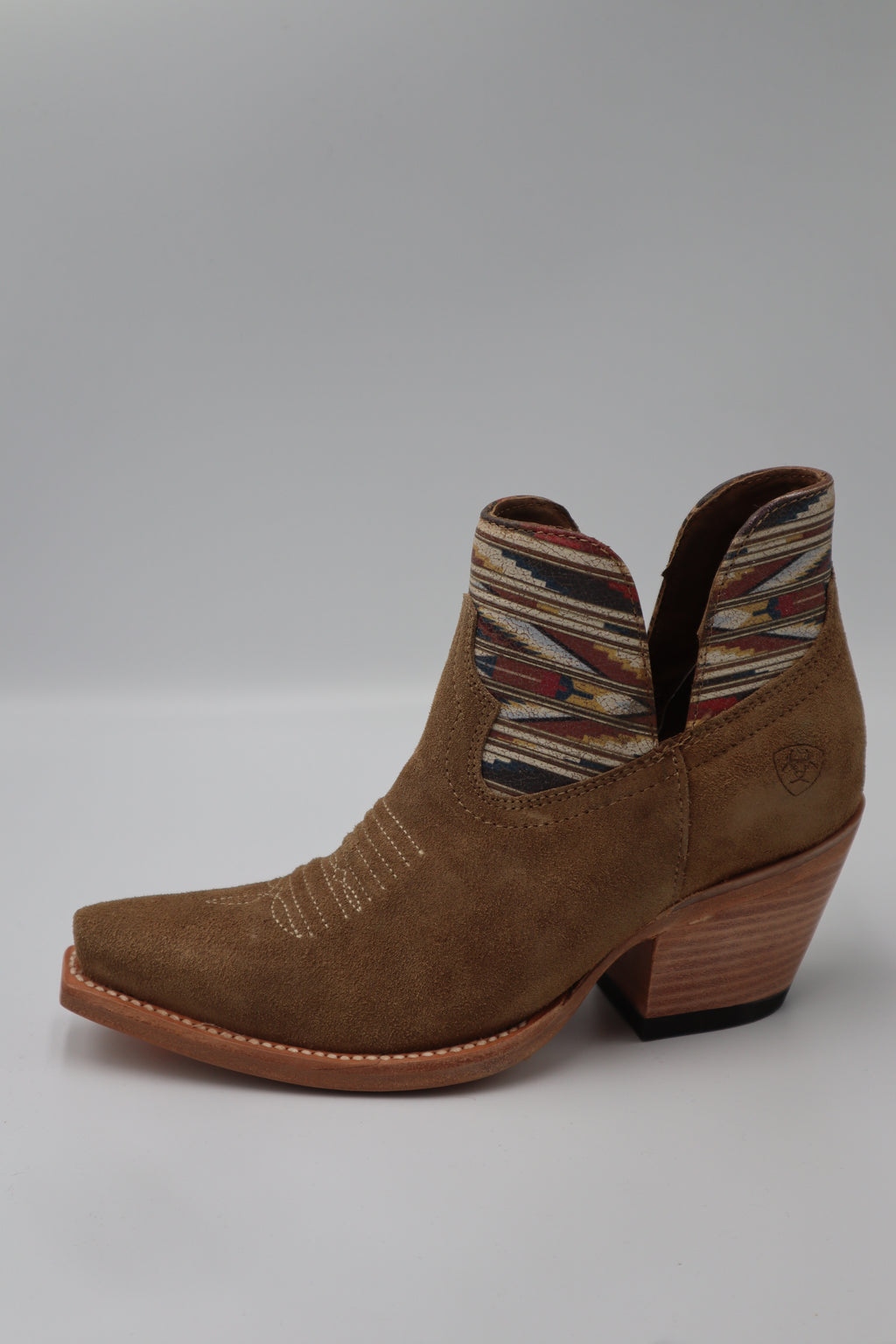 Women's Ariat Bootie - Hazel Chimayo - Dijon Roughout / Santa Fe Mustard