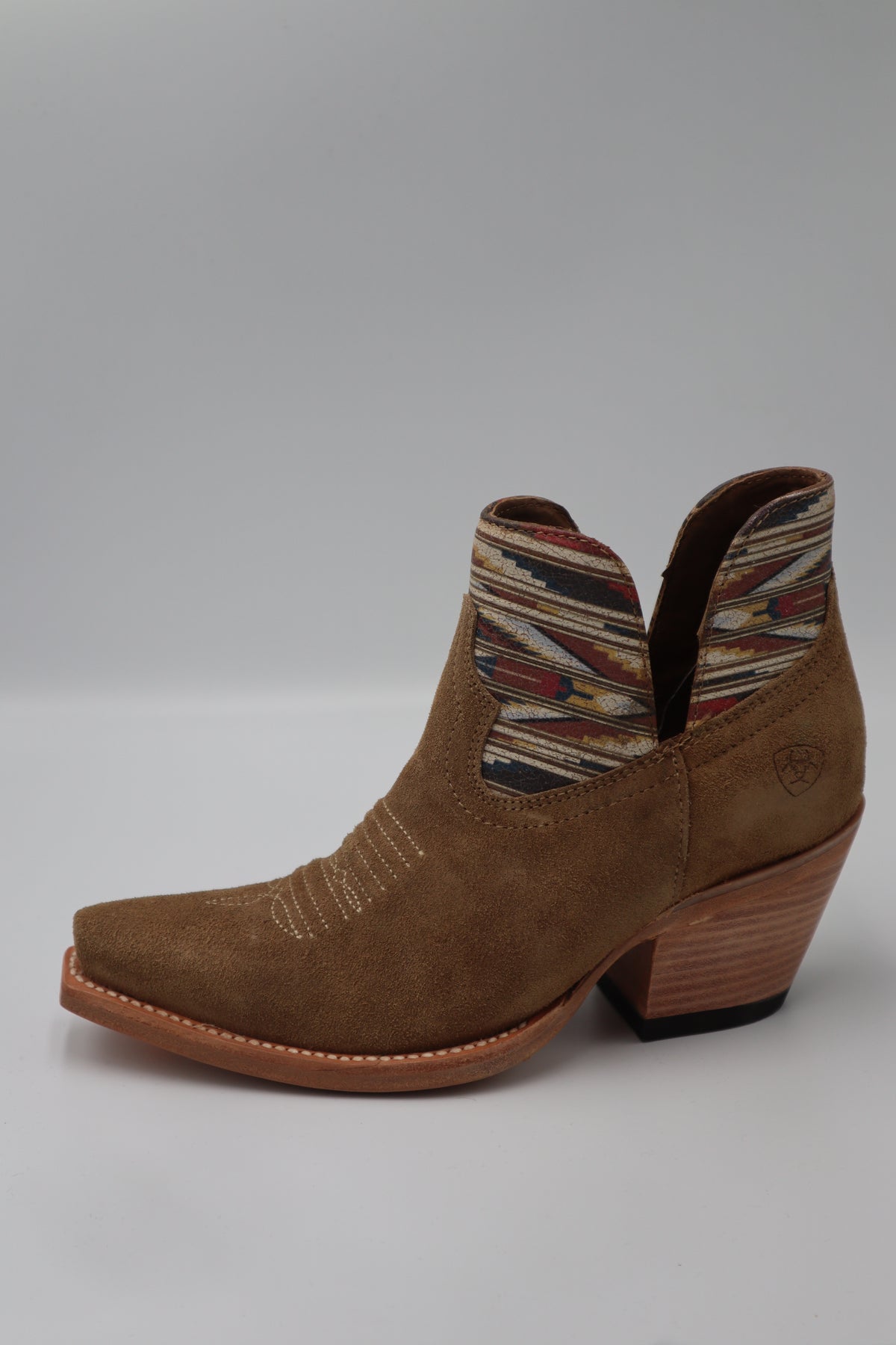 Women's Ariat Bootie - Hazel Chimayo - Dijon Roughout / Santa Fe Mustard