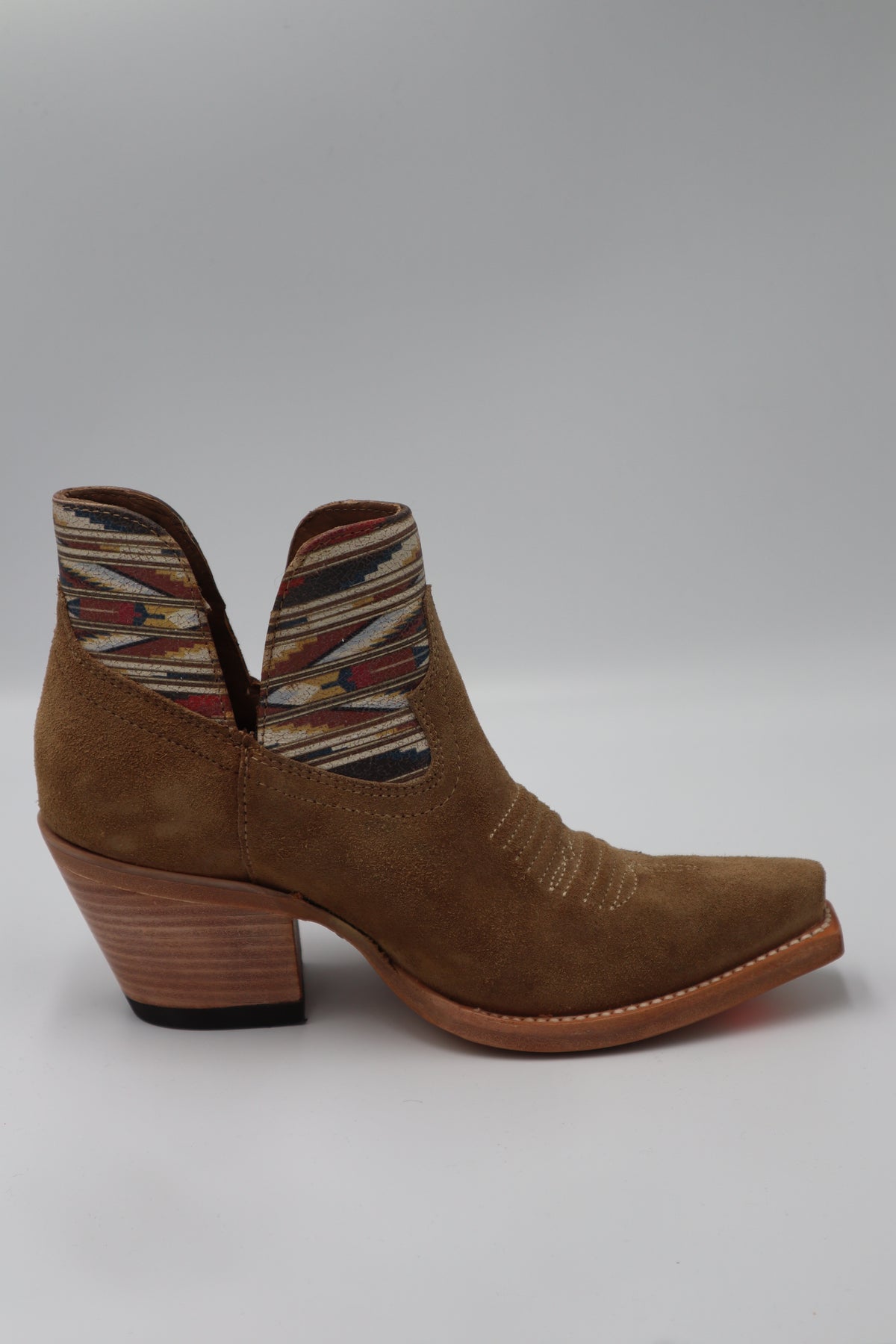Women's Ariat Bootie - Hazel Chimayo - Dijon Roughout / Santa Fe Mustard